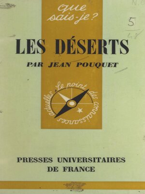 cover image of Les déserts